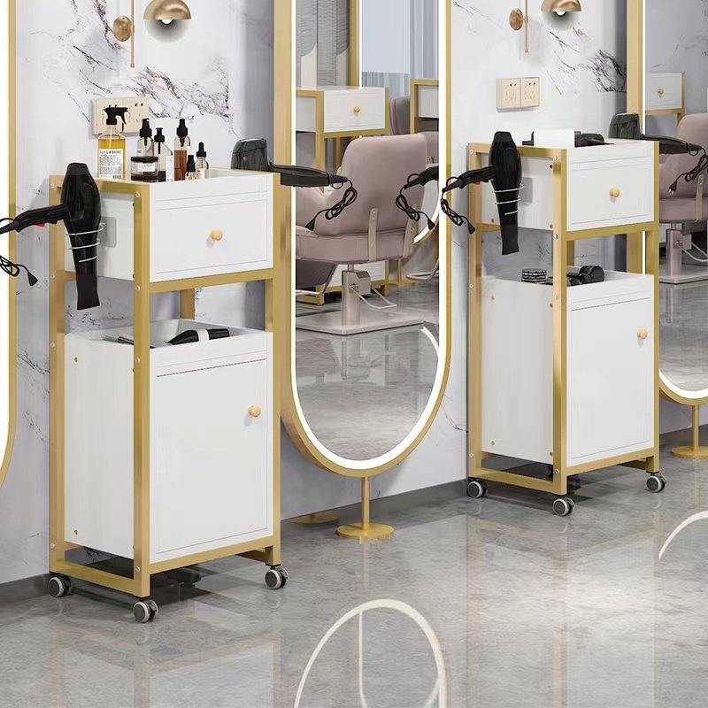 Kelly Barber furniture Hair Salon Cabinet multi-functional shelving tool cabinet salon stations