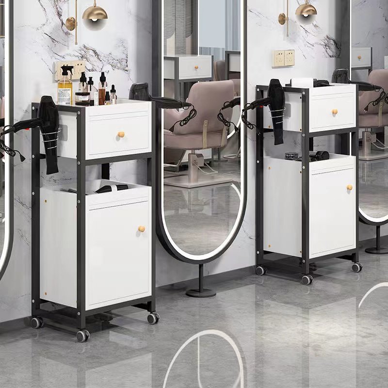 Kelly Barber furniture Hair Salon Cabinet multi-functional shelving tool cabinet salon stations