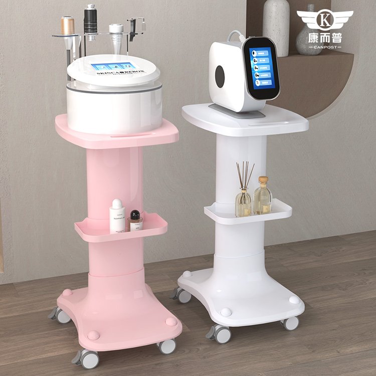 beauty salon Beauty Machine Trolley Simple Storage More Thick Board And Pillar Beauty Salon Trolley Equipment