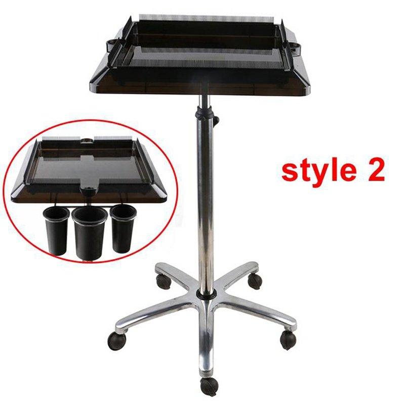 Hot Sale Hair Extension Tools Hairdressing Movable Stainless Steel Beauty Salon Trolley for I Tip Hair Extension