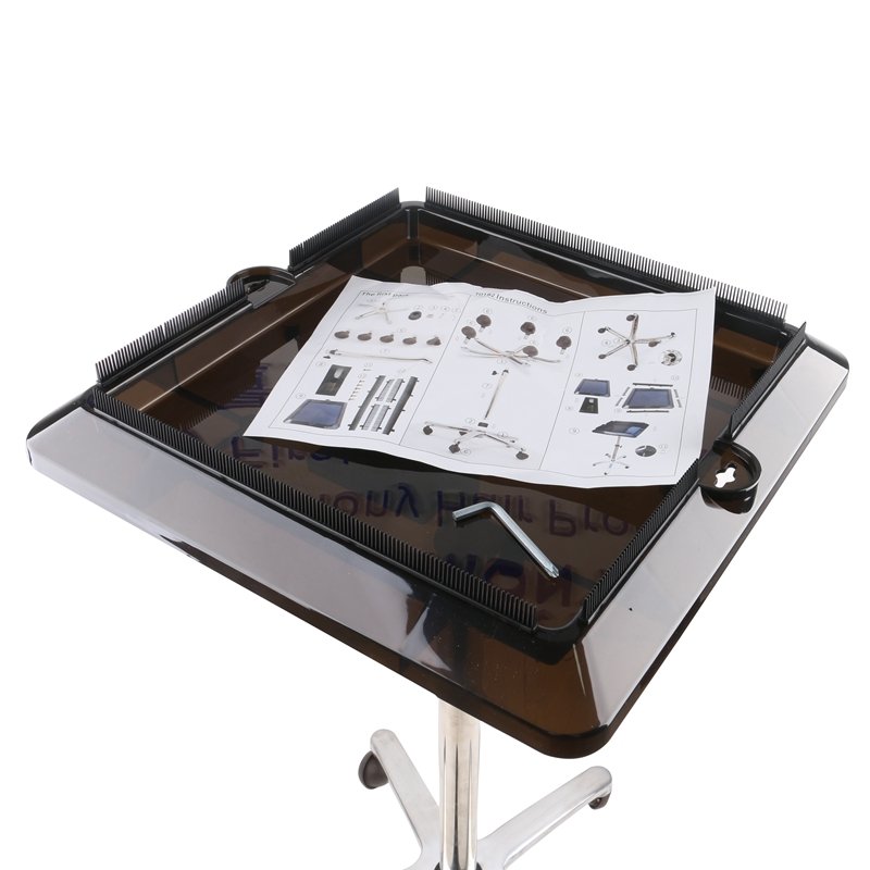 Hot Sale Hair Extension Tools Hairdressing Movable Stainless Steel Beauty Salon Trolley for I Tip Hair Extension