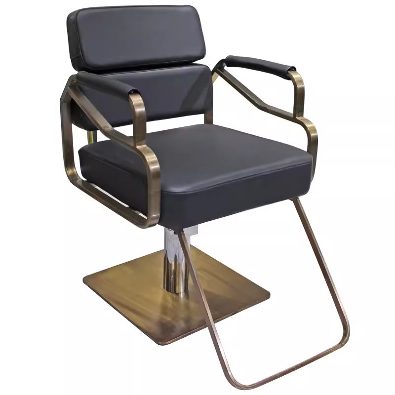 Bojue Stainless Stain Beauty Salon Hair Cut Chair Hairdresser Barber Chair Beauty Salon Furniture For Sale Barbershop Equipment