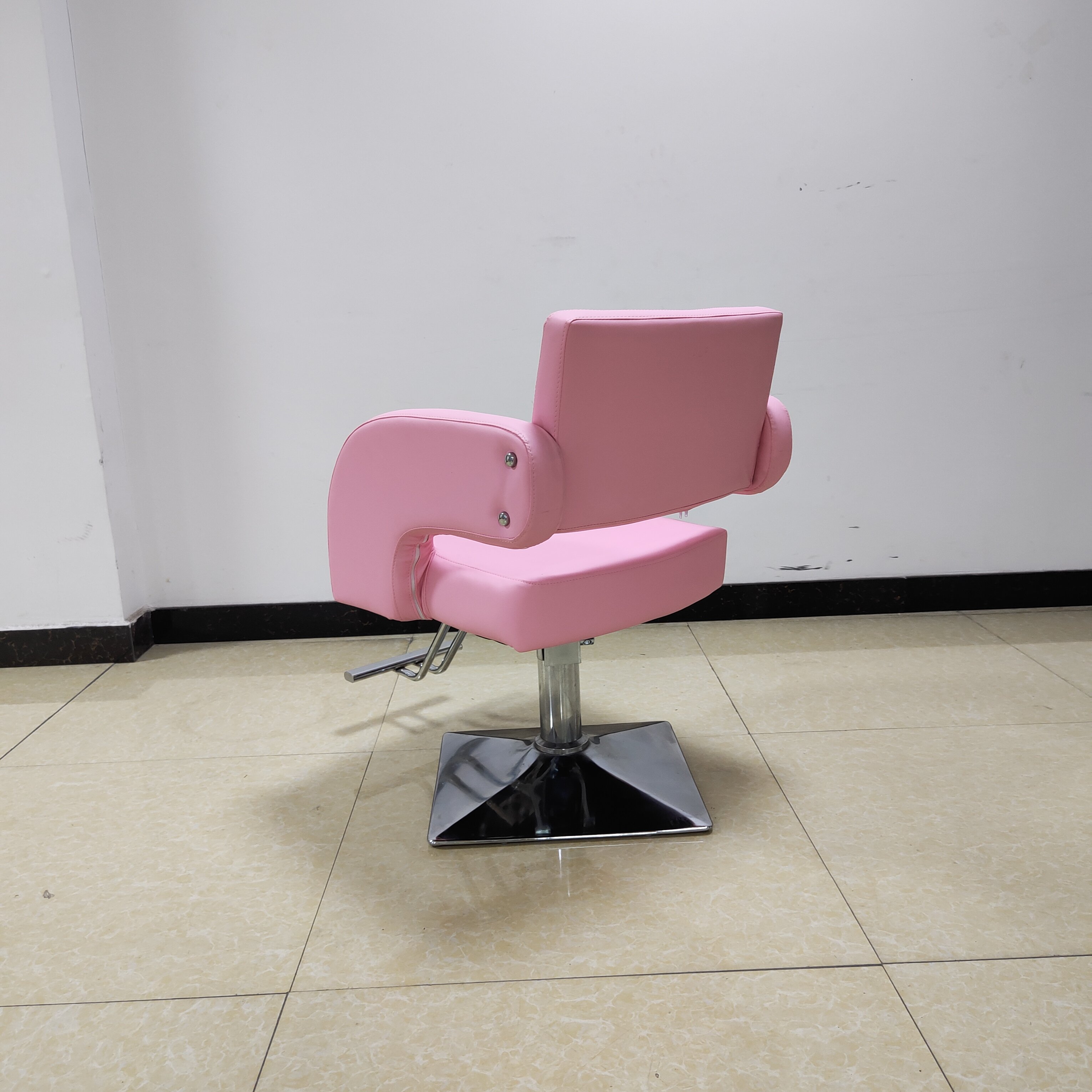 Wholesale Adjustable Swivel Modern Stainless Steel Barber Chair Hair Salon Chair Barber Chair