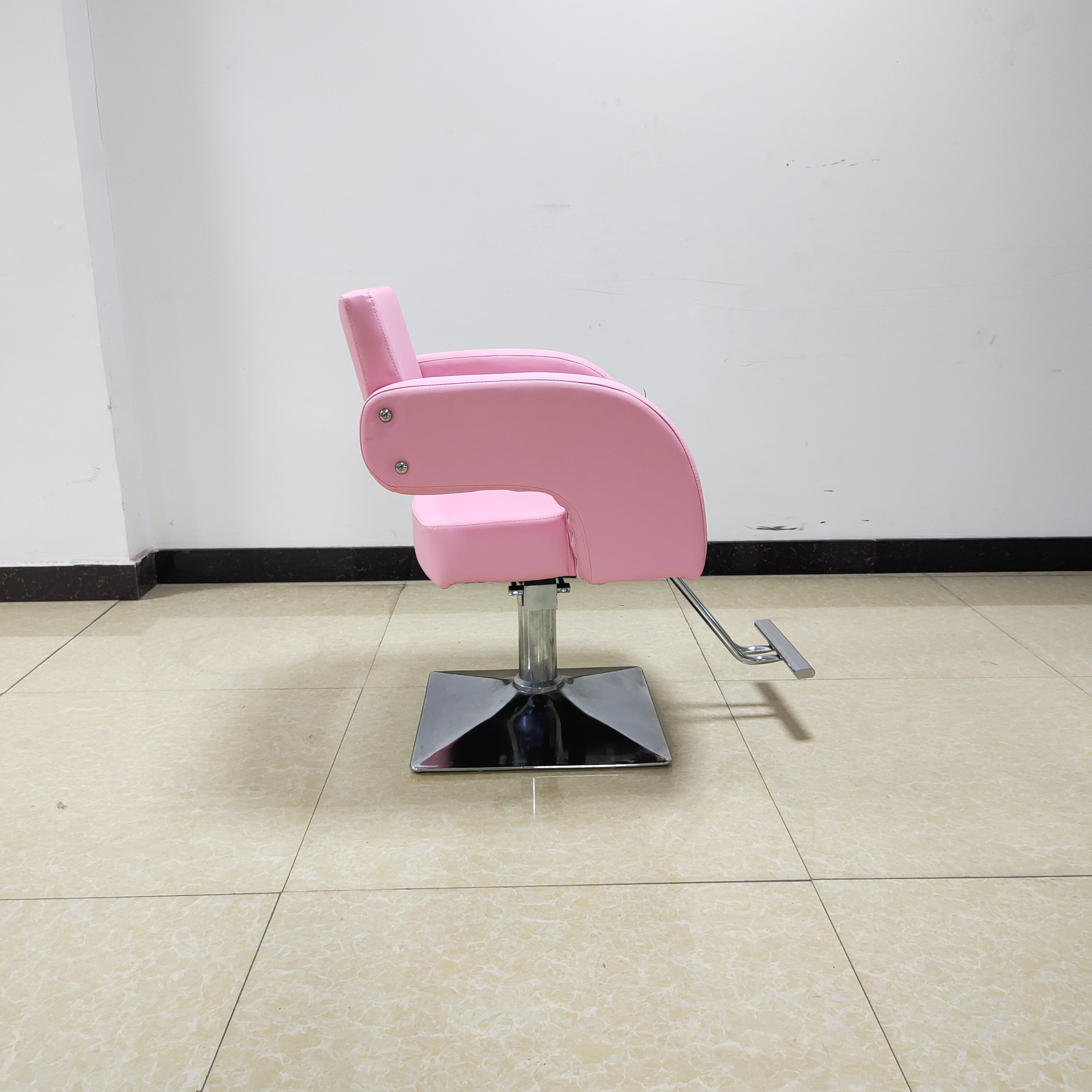 Wholesale Adjustable Swivel Modern Stainless Steel Barber Chair Hair Salon Chair Barber Chair