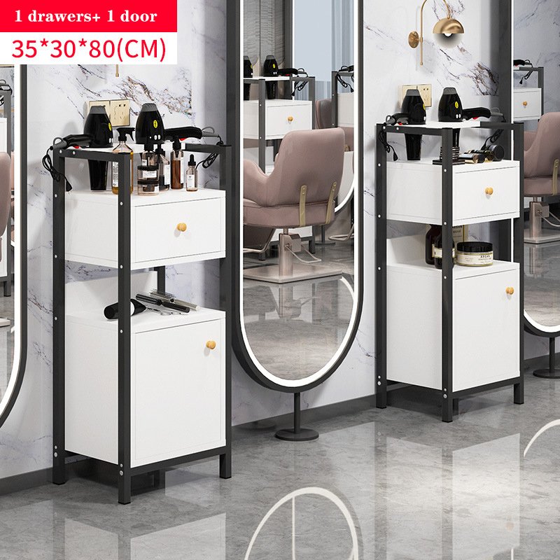 Latest Design Salon Furniture Gold Salon Trolley Removable Beauty Trolley Makeup Storage Trolley