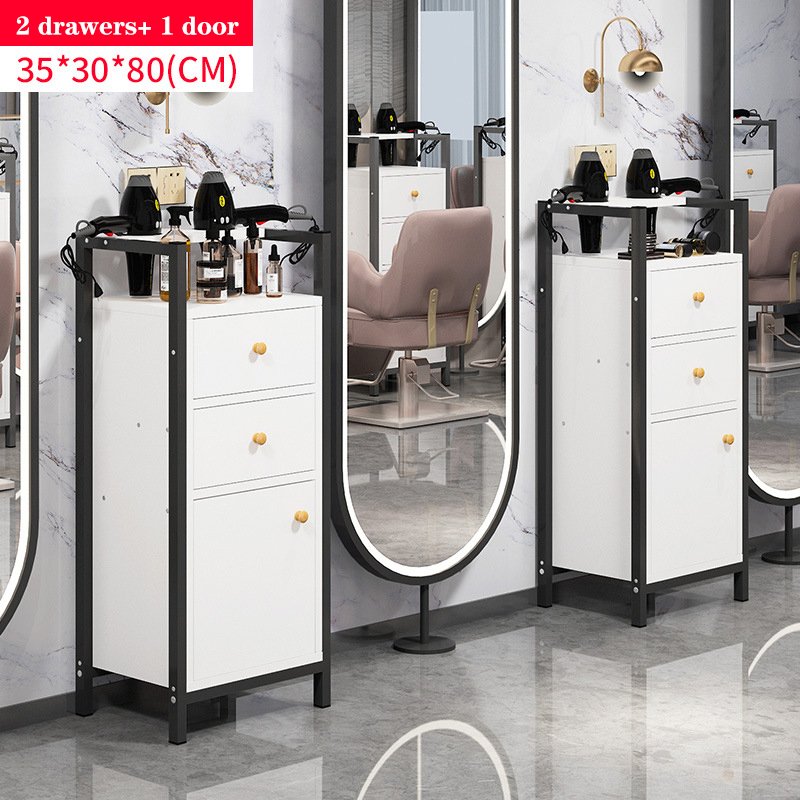 Latest Design Salon Furniture Gold Salon Trolley Removable Beauty Trolley Makeup Storage Trolley