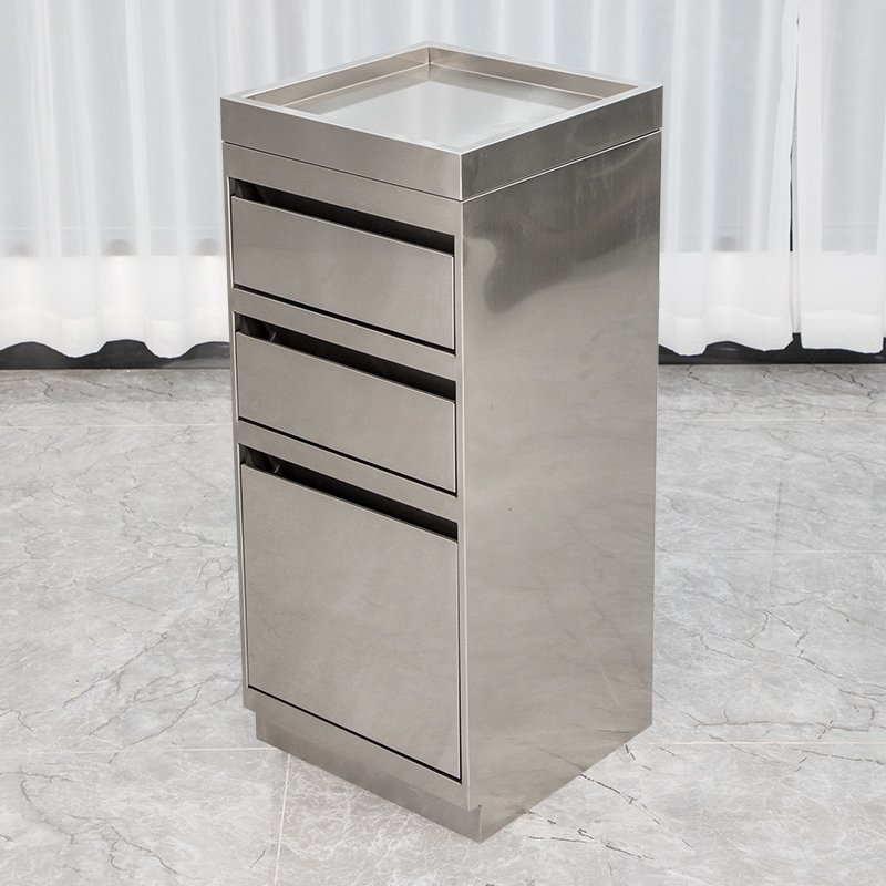 hair extension trolley hair dresser trolley beauty salon disinfection tool cabinet Stainless steel barber tool box cabinet