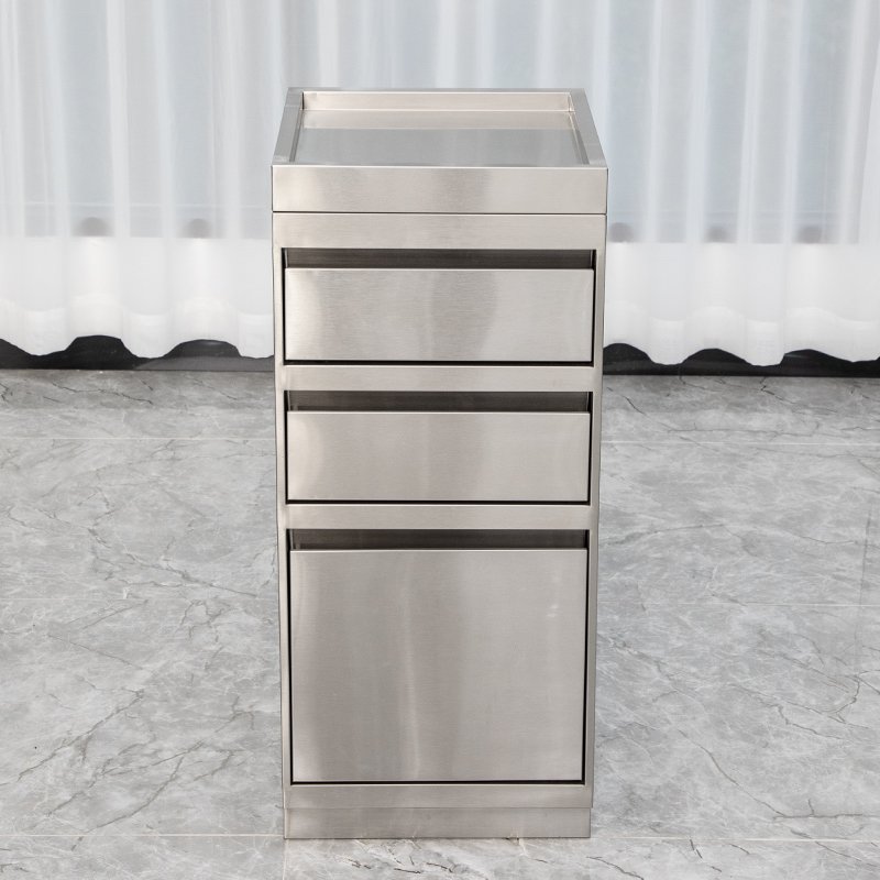 hair extension trolley hair dresser trolley beauty salon disinfection tool cabinet Stainless steel barber tool box cabinet