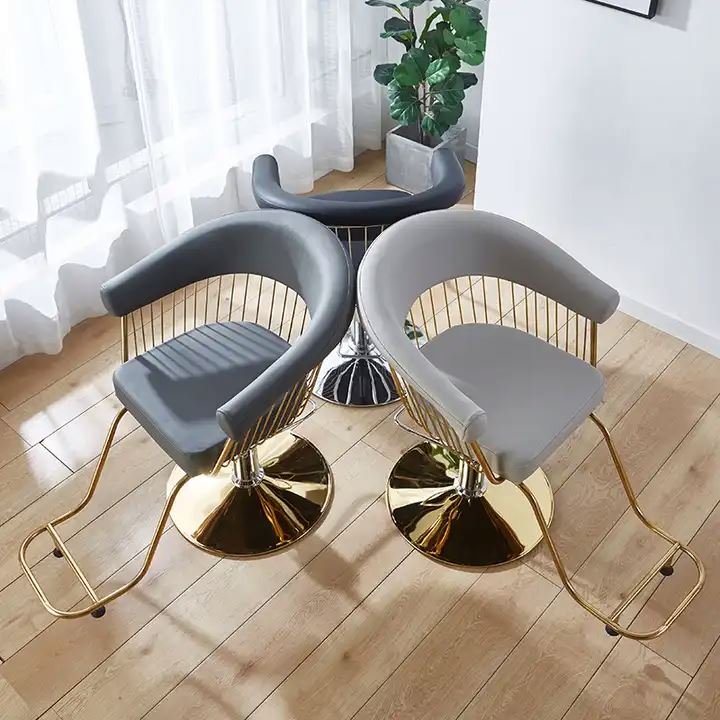 beautiful design Leather Fashionable Equipment Hair Cutting beauty salon barber chairs