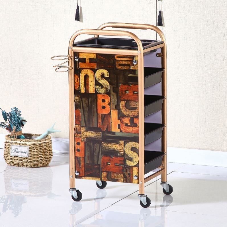 Professional Salon Hairdressing Trolley Manufactured China Hair Salon Equipment Trolley For Sale