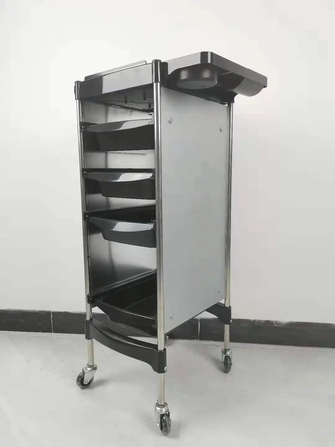 Barber Shop Hairdressing Tool Holder Styling Tools color salon spa beauty Storage Cart Trolley Cart Rolling