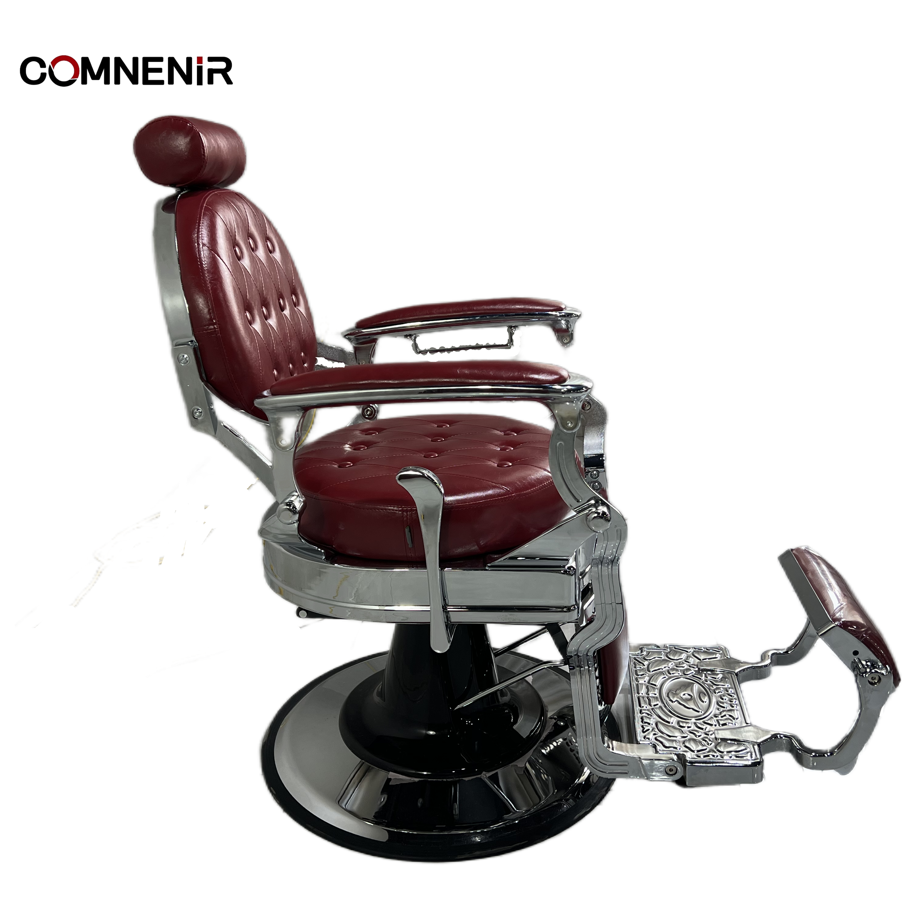 Modern White Adjustable Hair Cutting Chair for Barber Shop & Beauty Salon Technicians' Furniture