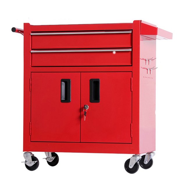 Barber tool box black beauty salon cart tattoo work station
