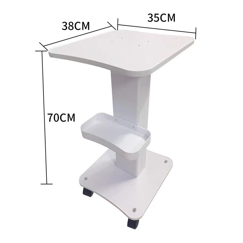 Modern spa trolley beauty salon trolley Tools Cart Stainless Steel With Silent Anti-Skid WHEEL