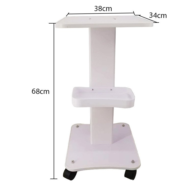 Modern spa trolley beauty salon trolley Tools Cart Stainless Steel With Silent Anti-Skid WHEEL