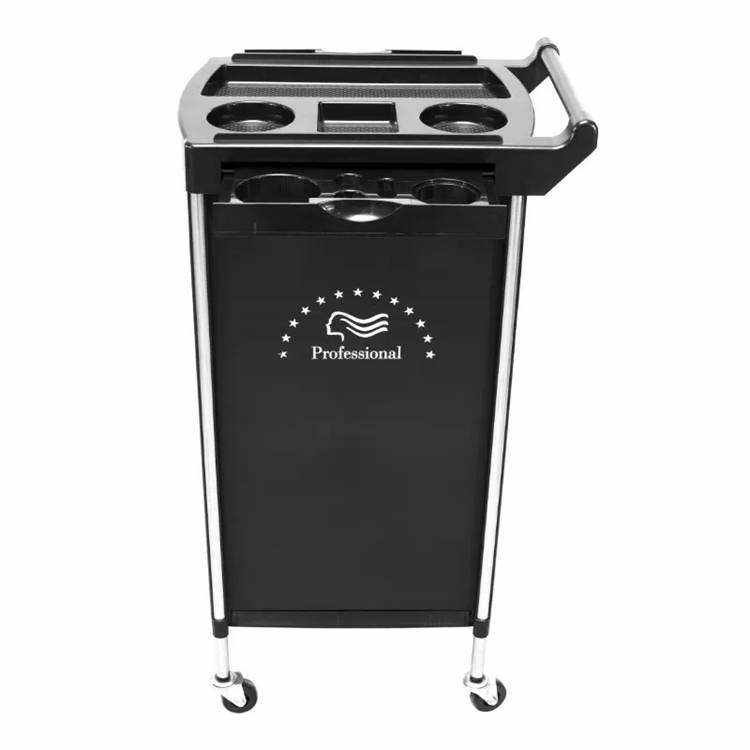 Durable Hairdressing Rolling Trolley Cart Beauty Salon Barber Tool Hairstyle Trolley 2-Way Drawers