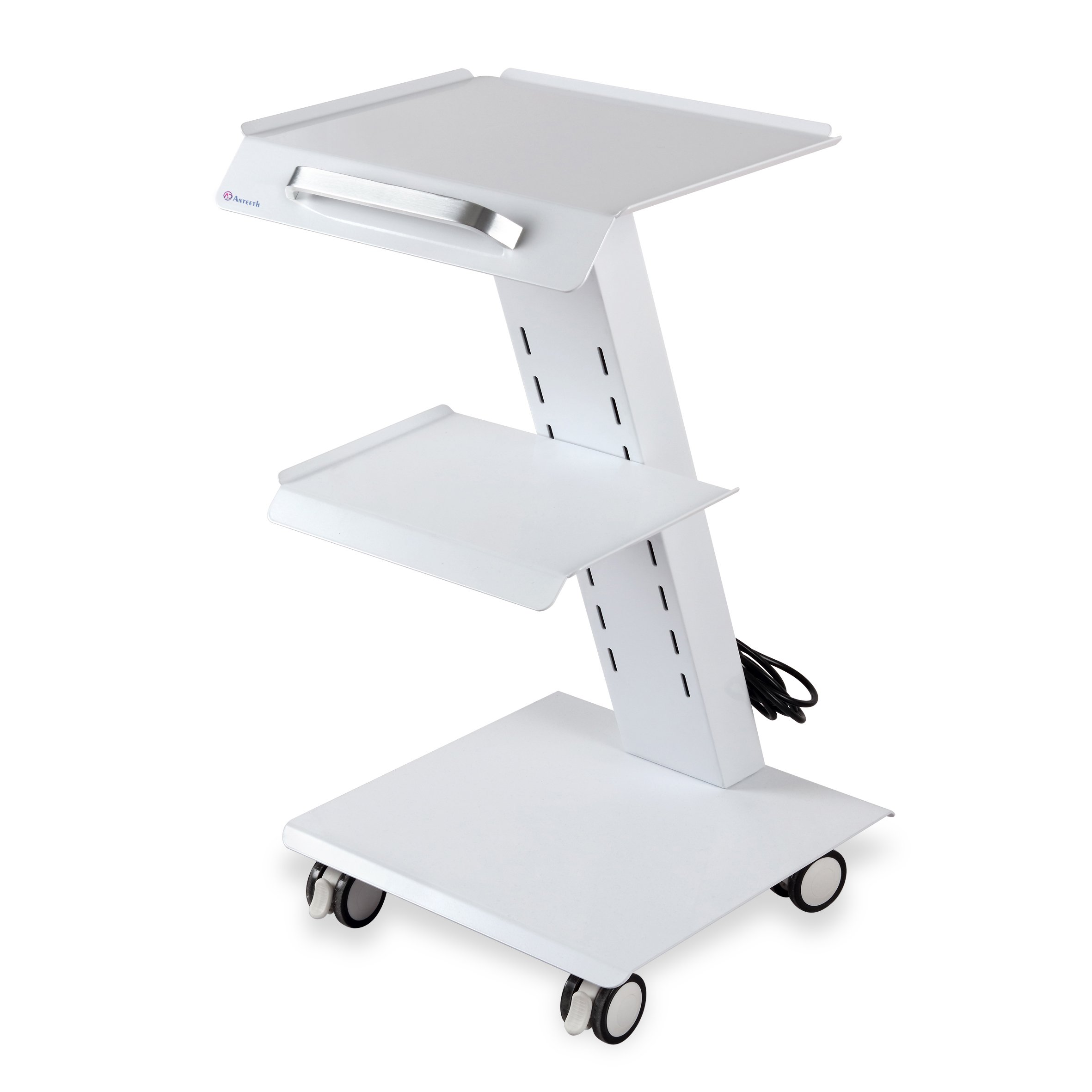 Beauty Salon Trolley Furniture Mobile 3 Layer Socket Trolley Cart Medical Trolley Cart