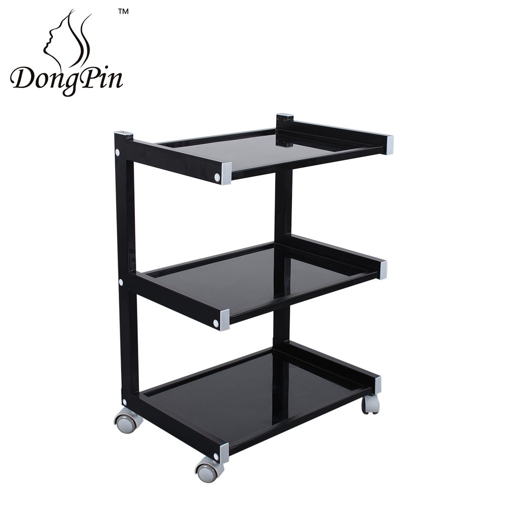 beauty salon trolley furniture hairdressing trolley pedicure cart trolley cart with lamp hole