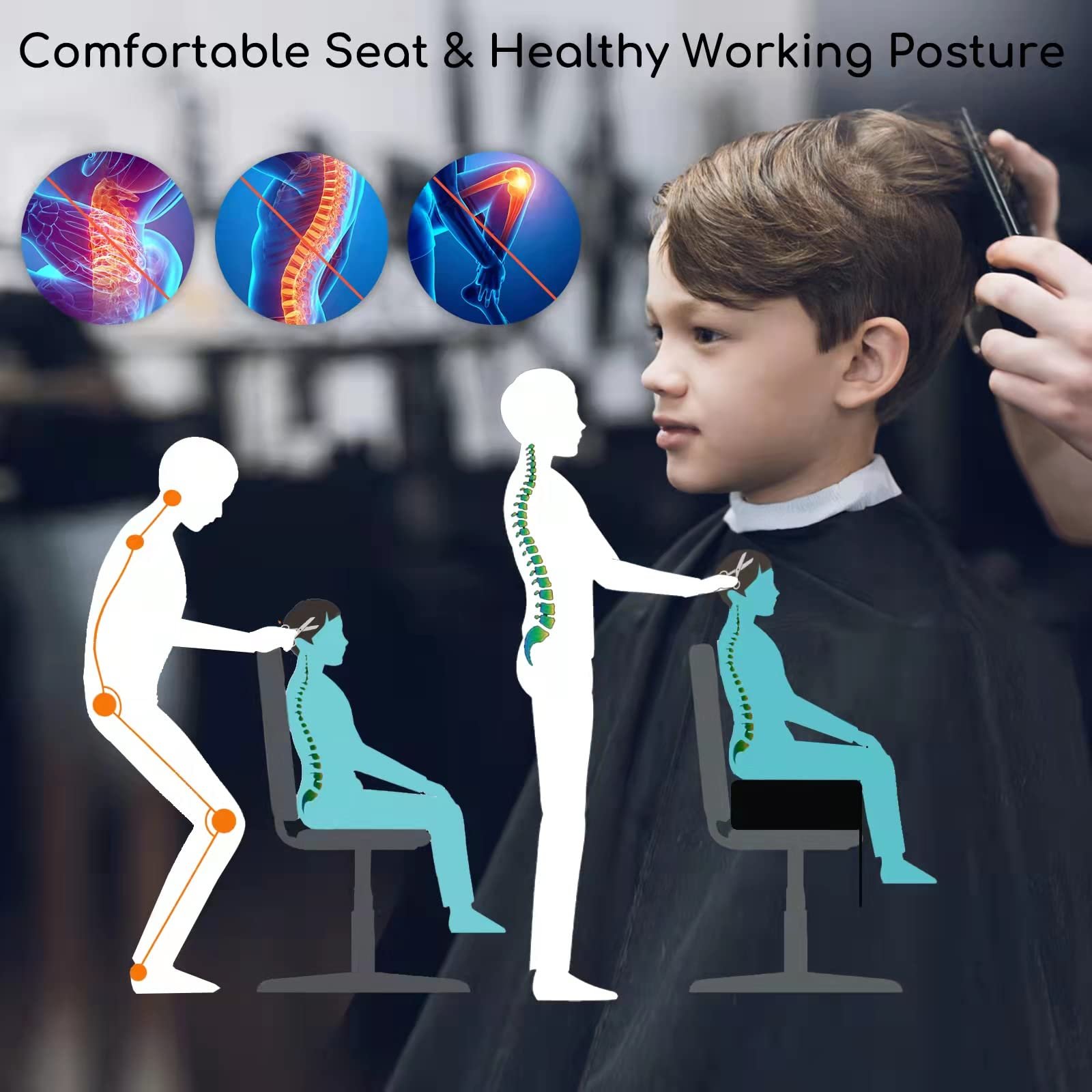 Barber Foam Child Booster Seat Cushion Salon Booster Seat cushion