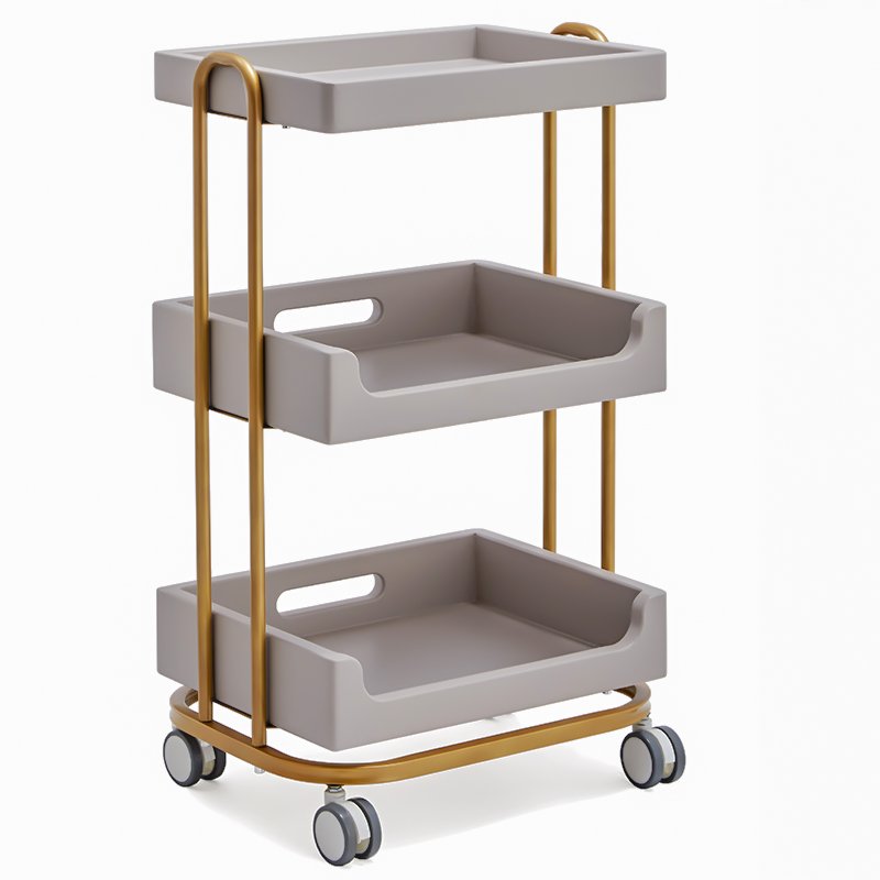 Markdown Sale Deluxe Edition Beauty Salon Trolley Floor-Standing Multi-layer Mobile Storage Trolley Beauty Studio Cart