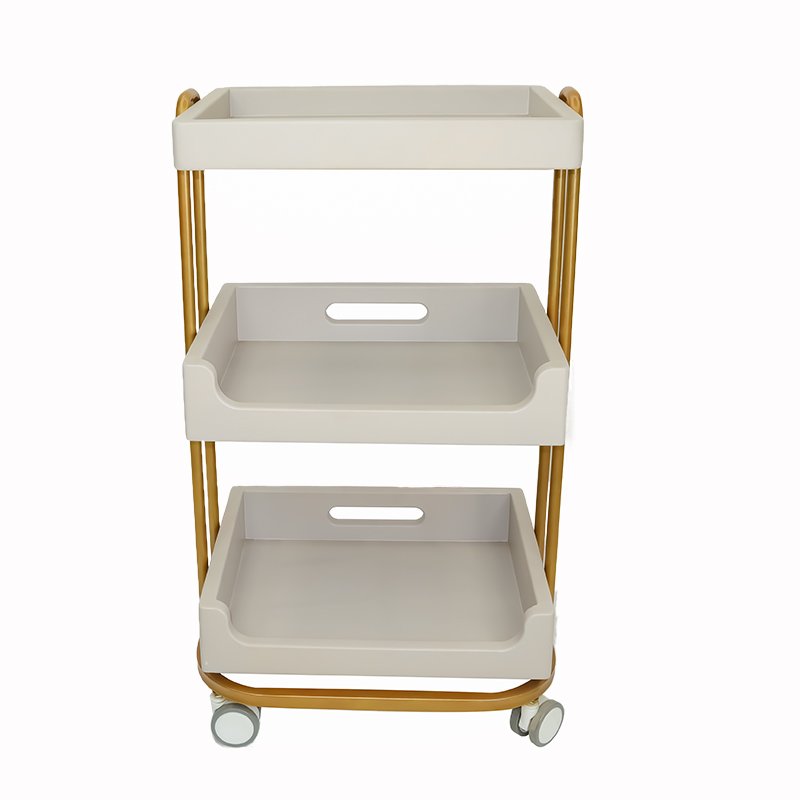 Markdown Sale Deluxe Edition Beauty Salon Trolley Floor-Standing Multi-layer Mobile Storage Trolley Beauty Studio Cart