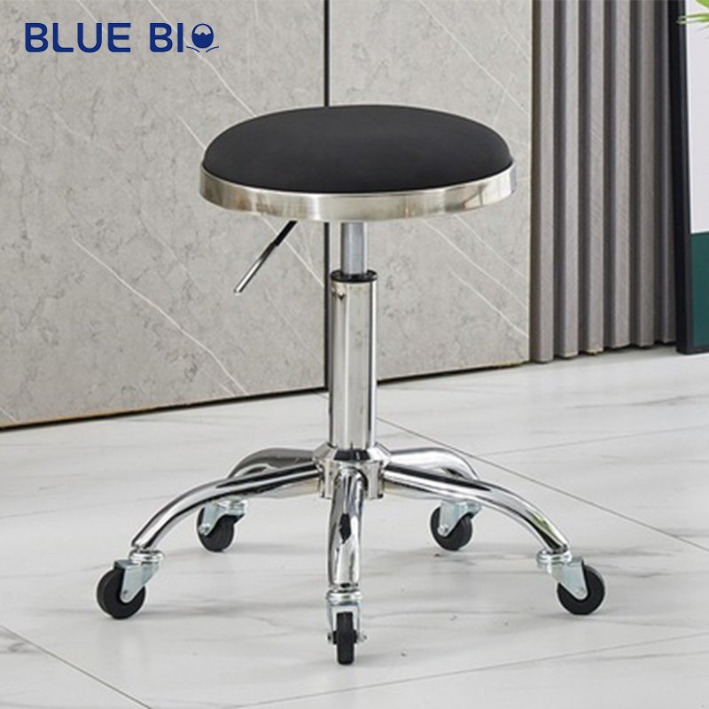 Wholesale Upscale Commercial Beauty Stool Round Barber Shop Salon Chair Mobile Nail Chair