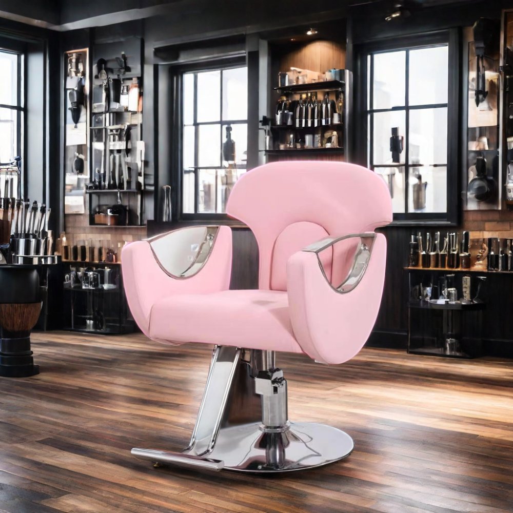 High Density Leather Barber Chair for Beauty Hair Barbershop for Salon Styling Hot Sale for Bathroom Villa Mall Office Building