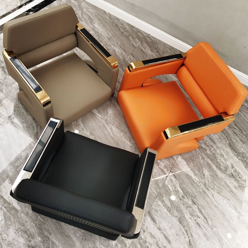 Modern Lockable Hair Salon Equipment Beauty Salon Furniture Luxury Style Beauty Barber Chairs