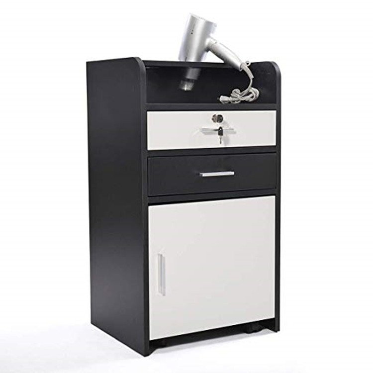 Barber pub Locking Rolling Beauty Salon Trolley Cart Hair Dryer Holder Stylist Equipment Drawer