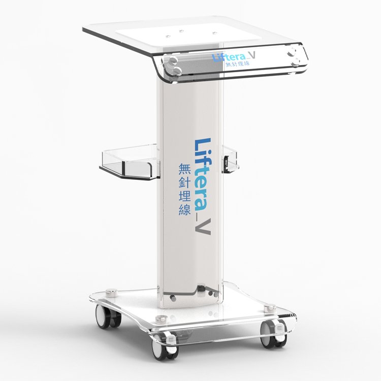 China Factory Seller Hospital Acrylic Beauty Spa Rolling Wheel Cart Hand Carts & Trolleys Salon Trolley