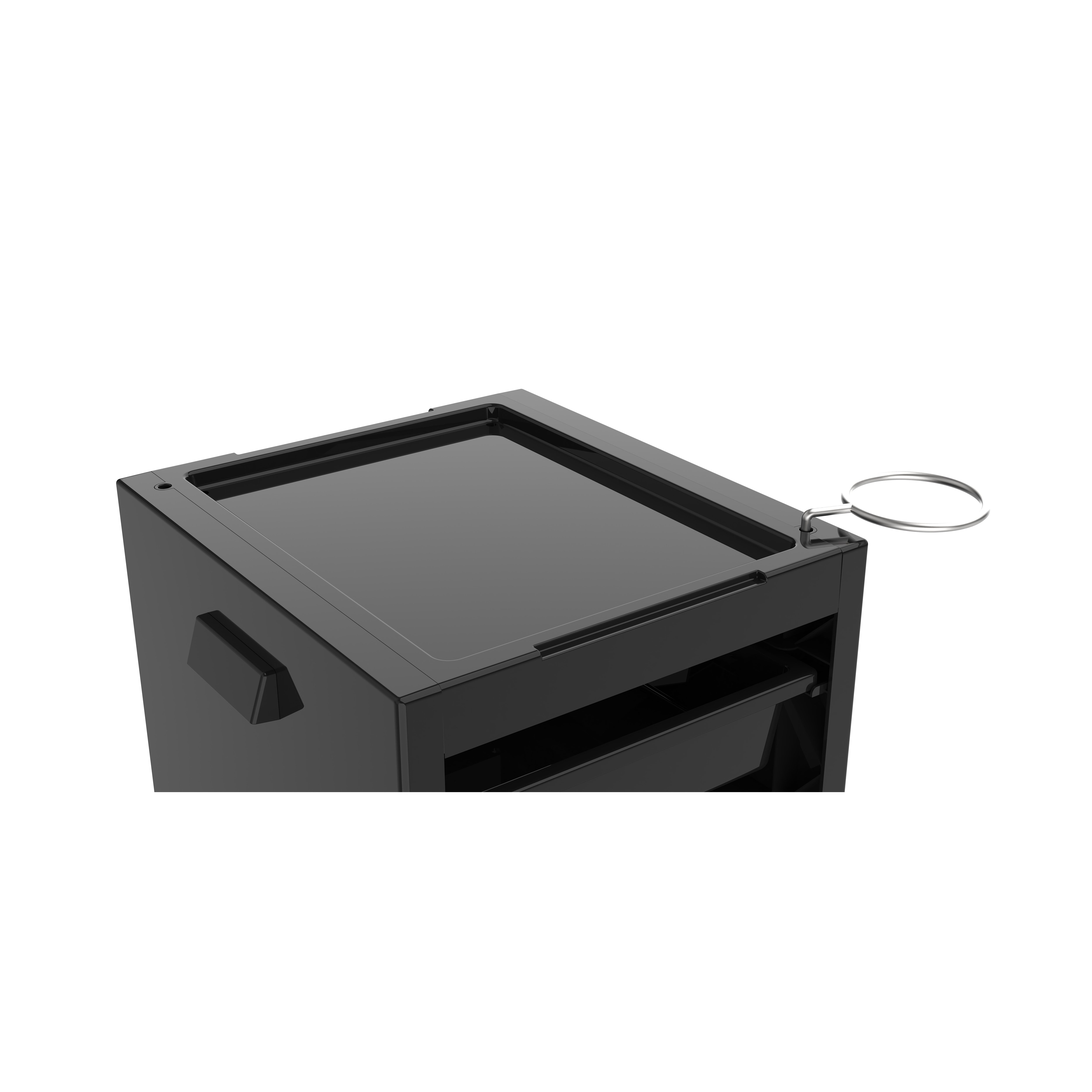 Hair styling trolley dresser drawer storage