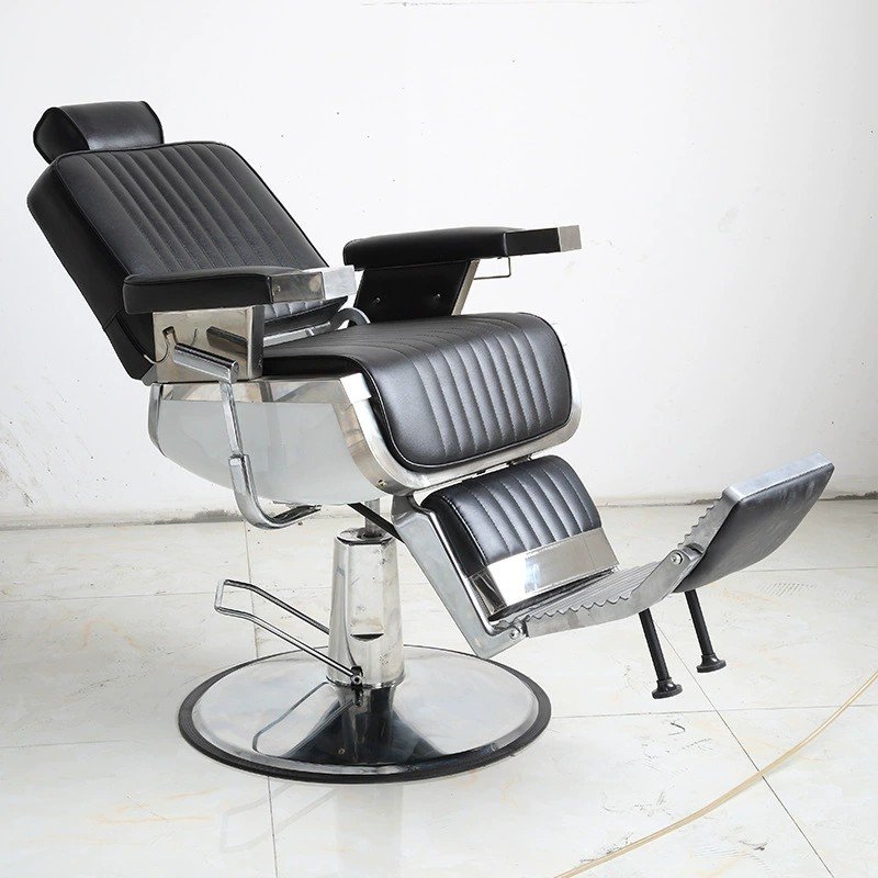 Heavy Duty Vintage Barbers Chairs Barbershop Hydraulic Salon Chair For Hair Cut