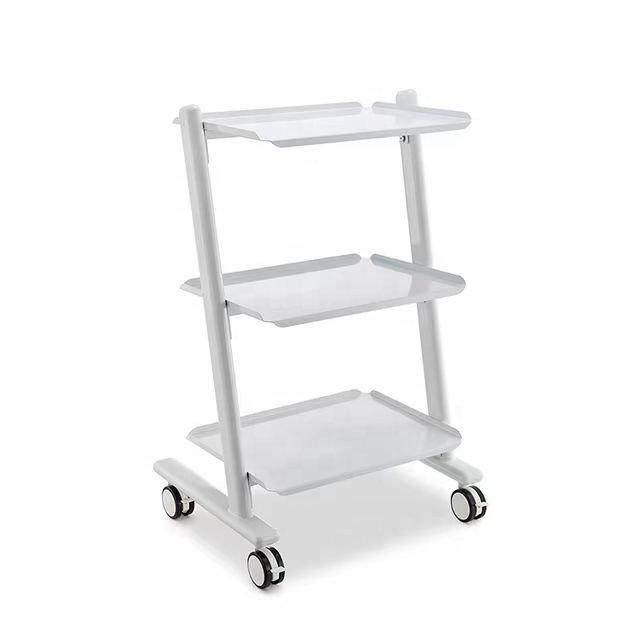 Professional factory wholesale trolley multifunctional care hospital clinic dental three-layer trolley with drawer