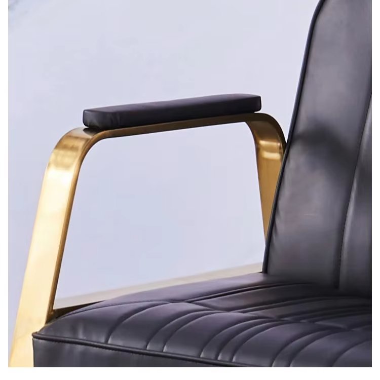 Wholesale barber supplies barber chair and silver handrail parts