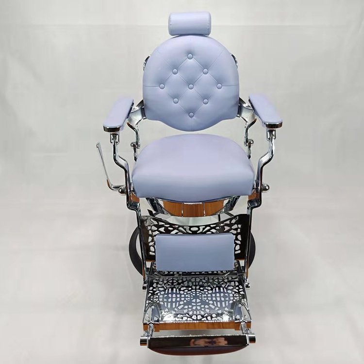 Reclining hydraulic pump cadeira de barbeiro silla de peluquero black men's salon equipment beauty salon barber chair
