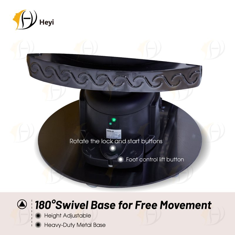 custom luxury classic salon professional heavy duty black electric portable barber shop chair for men