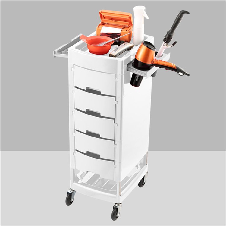 KISEN pink hairdressing beauty salon trolley spa tool with drawer