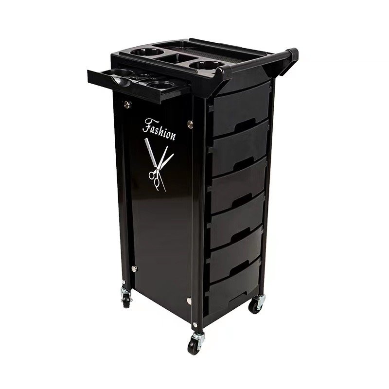 Barber Shop Beauty Salon Spa Equipment Facial Manicure Hairdressing Trolley Cart with Wheels