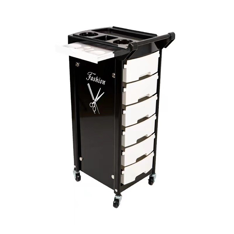 Barber Shop Beauty Salon Spa Equipment Facial Manicure Hairdressing Trolley Cart with Wheels