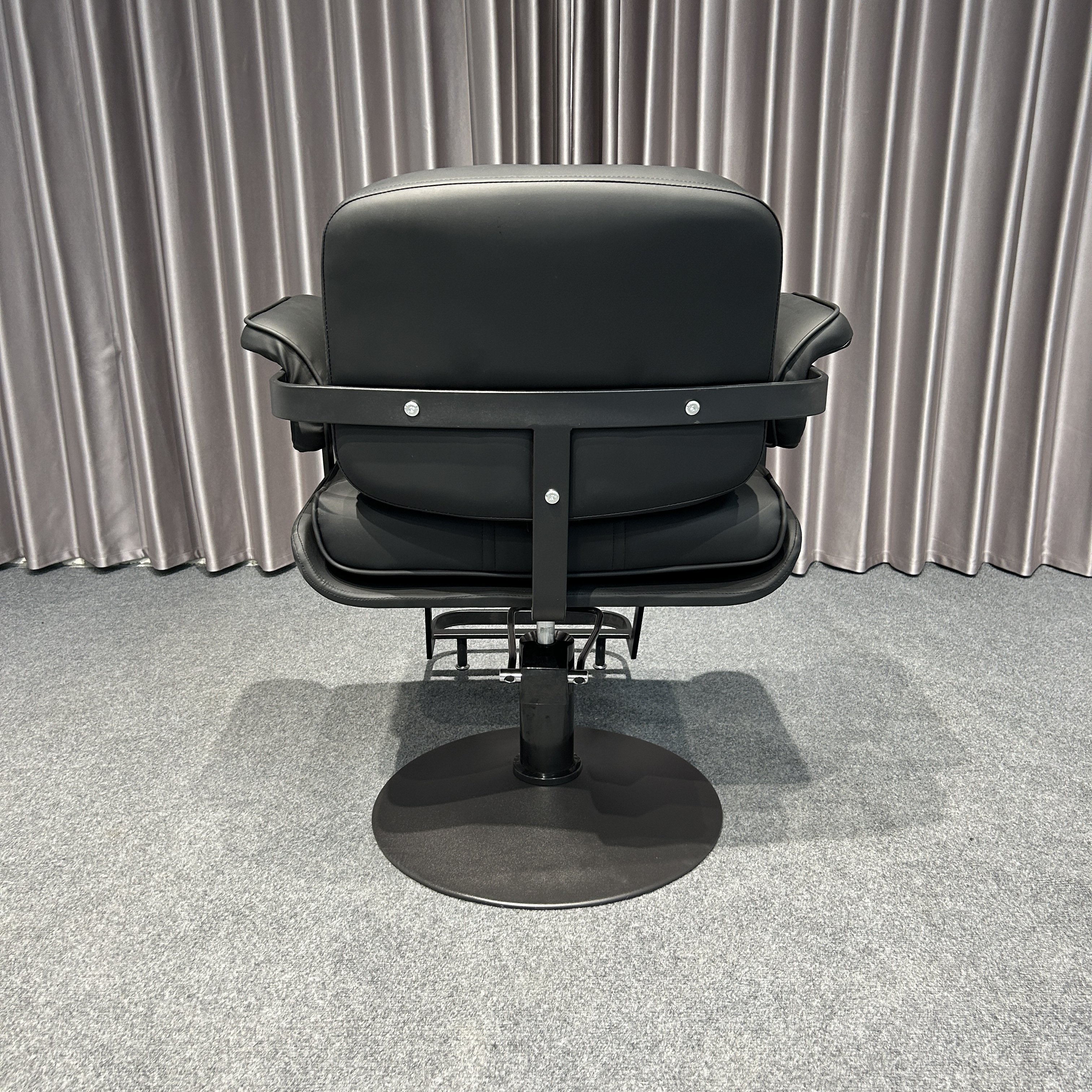 Modern Simple Luxury Rotary Lift Barber Chair Vintage Style Leather Salon Furniture New Wholesale Beauty Salon Hair Salon Chair