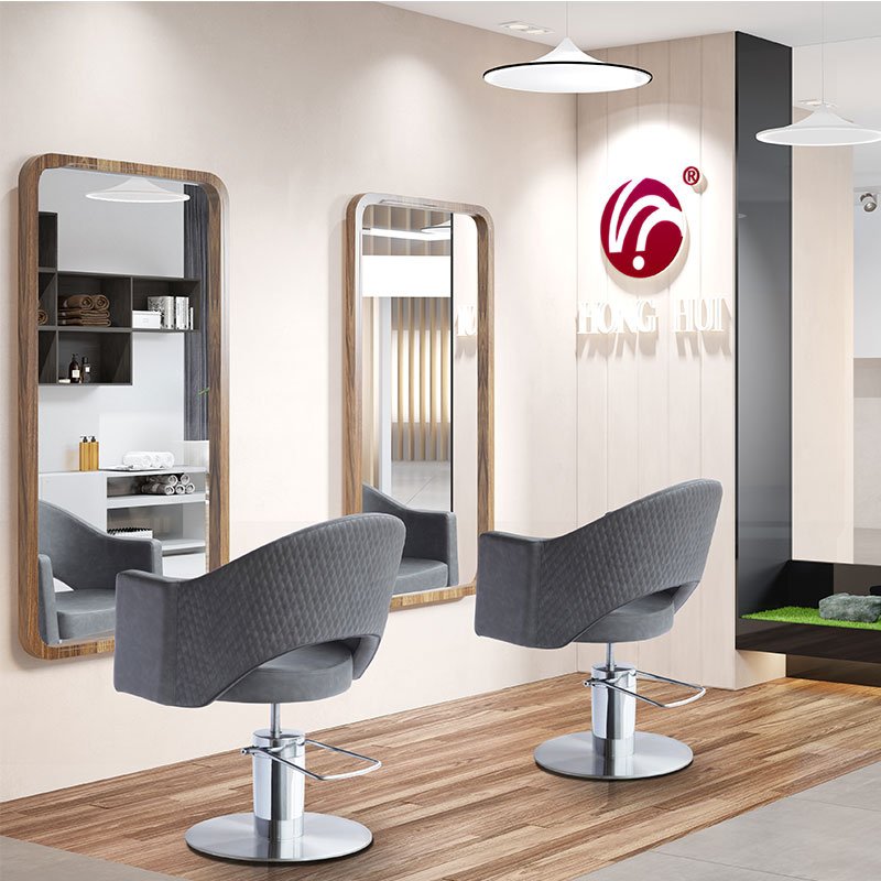 OEM ODM factory New barber chair for hairdressing salon white Modern Design styling chair