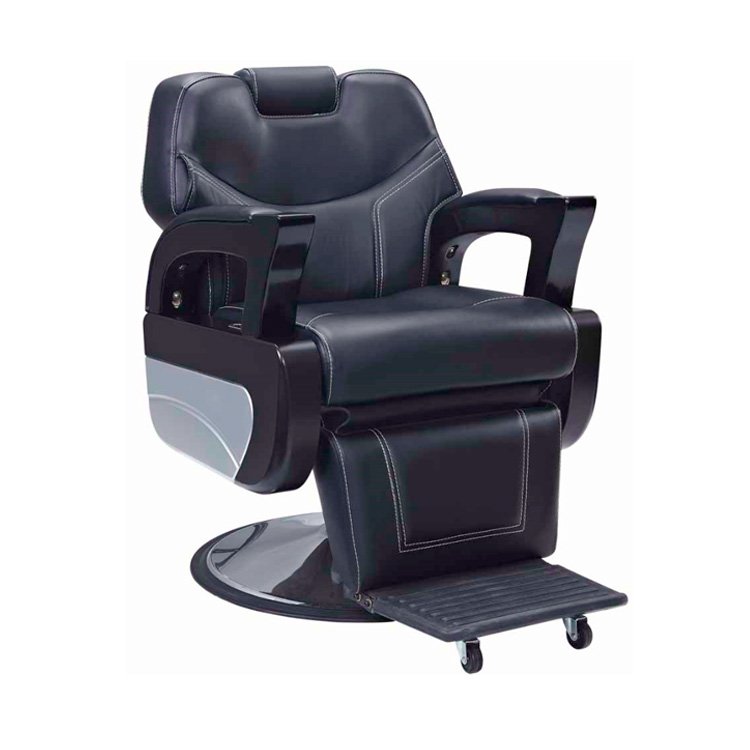hair dresser chairs salin salon chair genuine leather 2023 furniture set barber chair for men wood