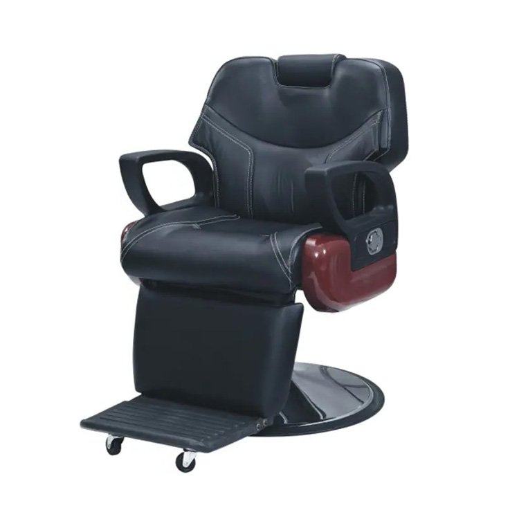 hair dresser chairs salin salon chair genuine leather 2023 furniture set barber chair for men wood