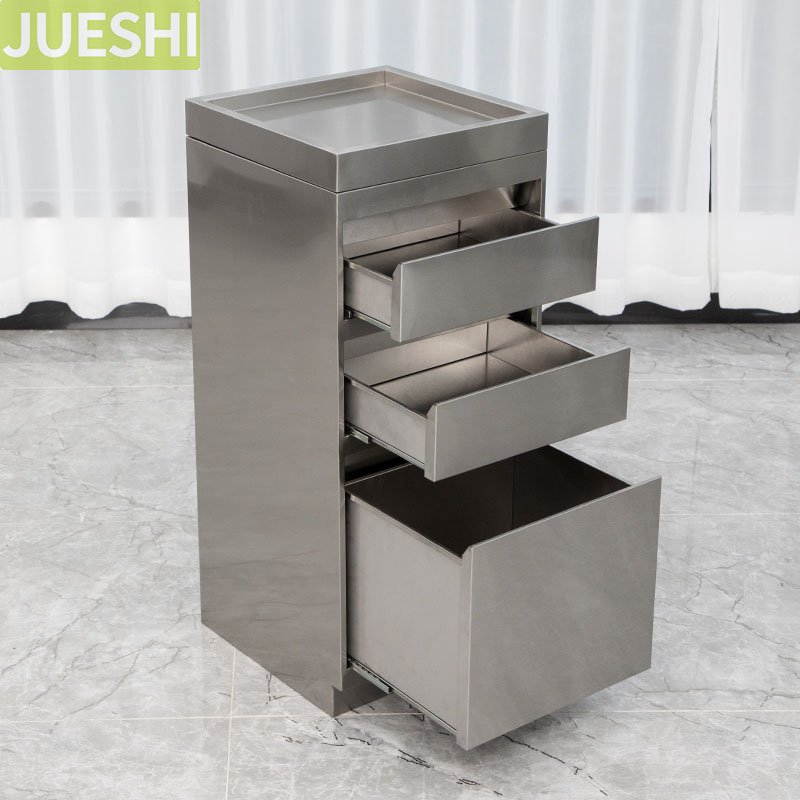 JUESHI Wooden Cabinet For Storing Beauty Tools Salon Equipment Cabinet With Tools Beauty Salon Special Tool Cabinet With Drawer