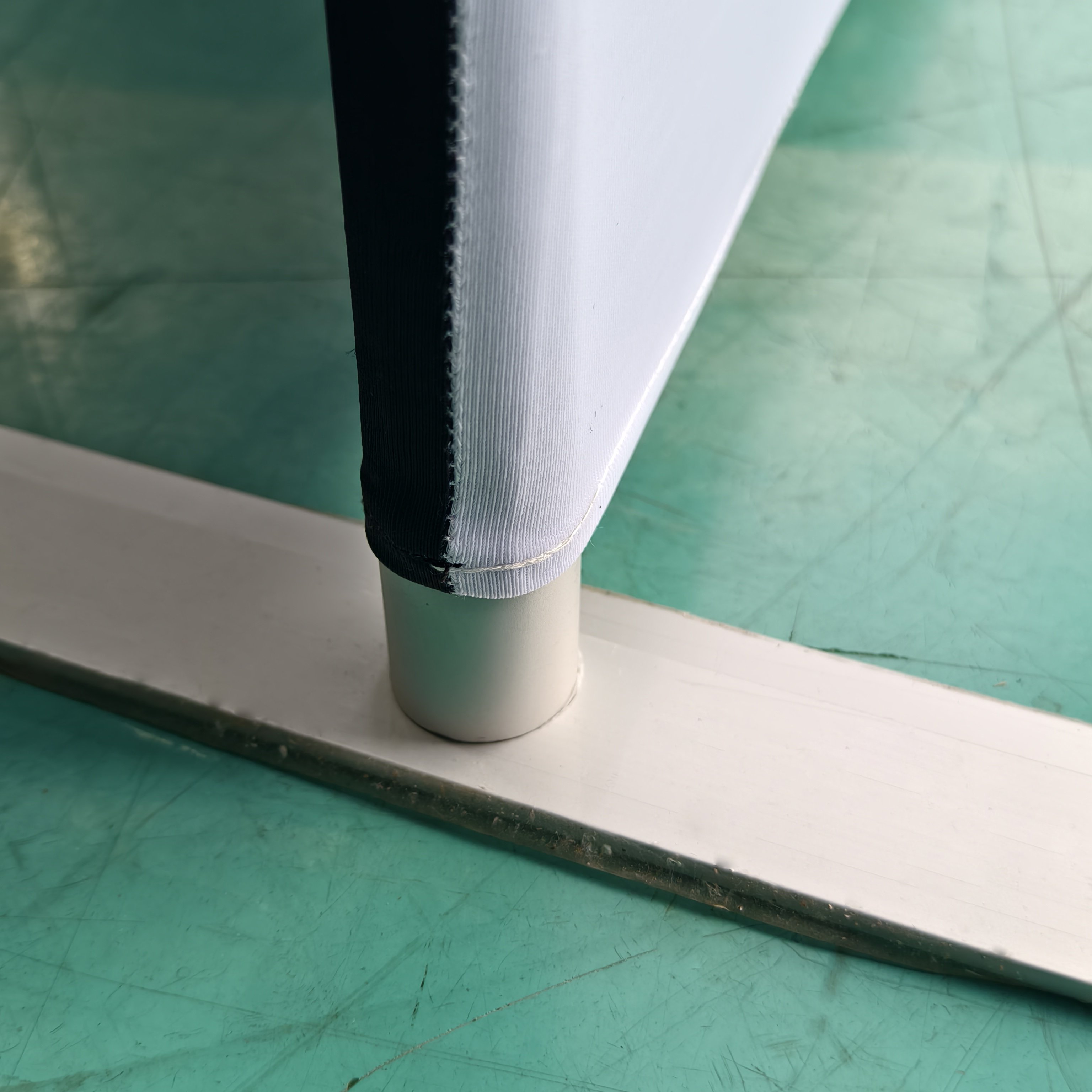 Custom Multiple Size High Quality Antirust Aluminium Alloy Exhibition Backdrop Pop Banner Display Stand Frame