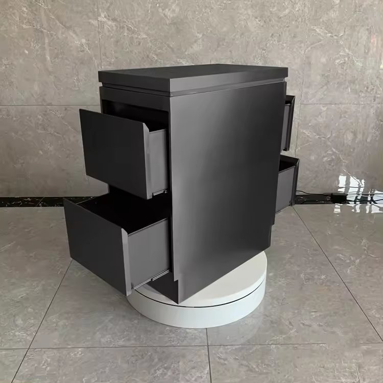Salon Trolley cart beauty trolley stainless steel makeup Hairdressing multi function salon Movable double layer double side