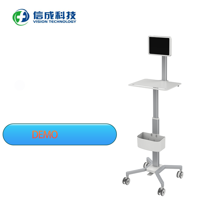 Manufacturers ship mobile workstations height adjustable medical laptop stroller Tablet VESA hospital stroller