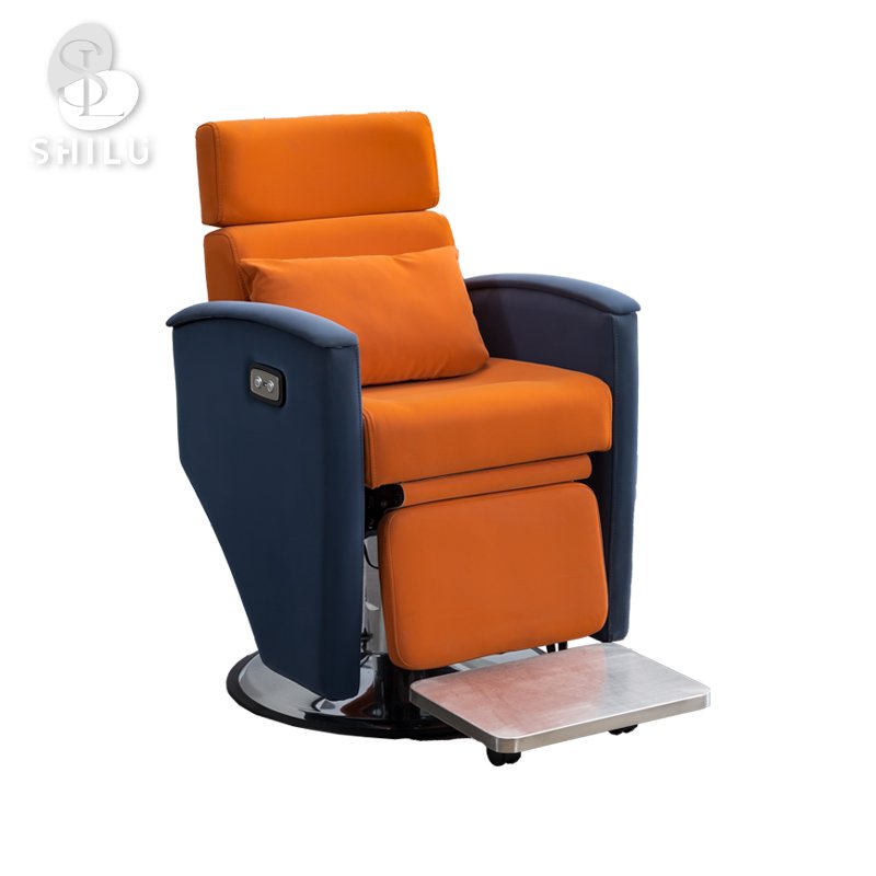 Wholesale Salon Furniture Electric Adjustable Barber Chair Hair Styling Reclining Barber Chair LF14