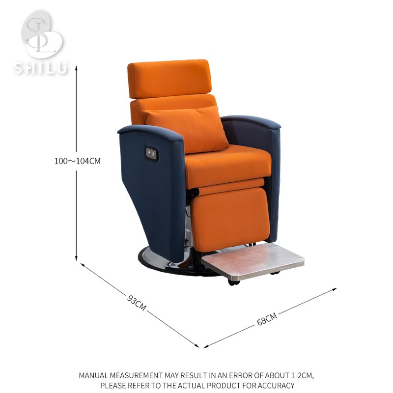 Wholesale Salon Furniture Electric Adjustable Barber Chair Hair Styling Reclining Barber Chair LF14