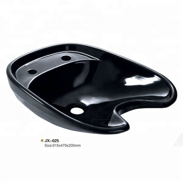White and Black JX025 Hair Salon Shampoo Hair Dressing Shampoo Basin Chabrasssh Unit Beauty Salon Furniture Modern Ceramic